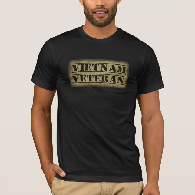 Vietnam Veteran Military Vet T-Shirt (Front)