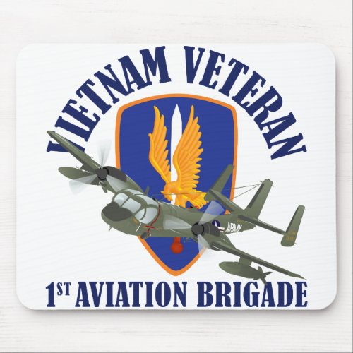 Vietnam Veteran Mohawk Mouse Pad