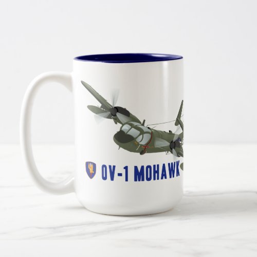 Vietnam Veteran Mohawk Two_Tone Coffee Mug