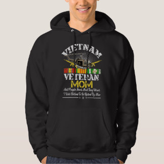 Vietnam Veteran Mom Raised By My Hero Military Fa Hoodie