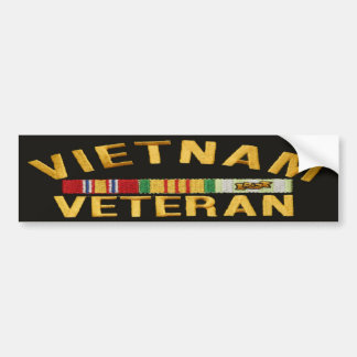 VIETNAM VETERAN PATCH  bumper sticker