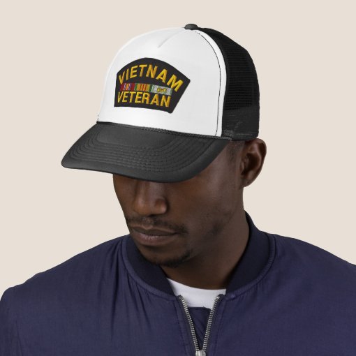 Vietnam Veteran Patch on Hat | Zazzle