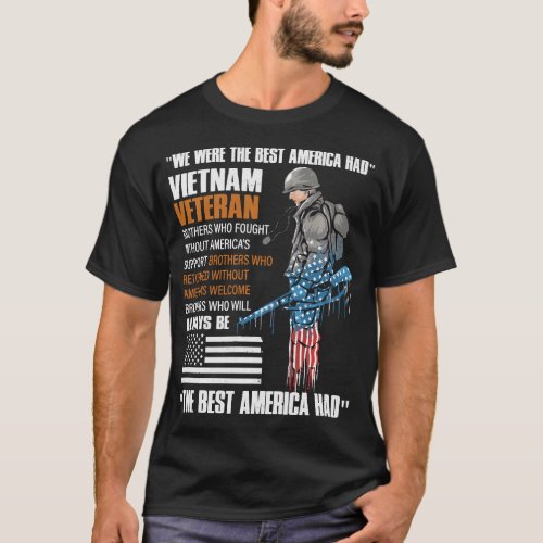 Vietnam Veteran Patriotic Army Combat Sweatshirt T_Shirt
