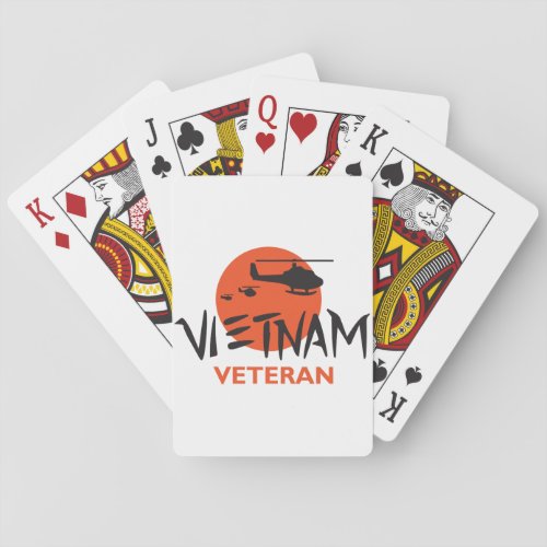 Vietnam Veteran Playing Cards