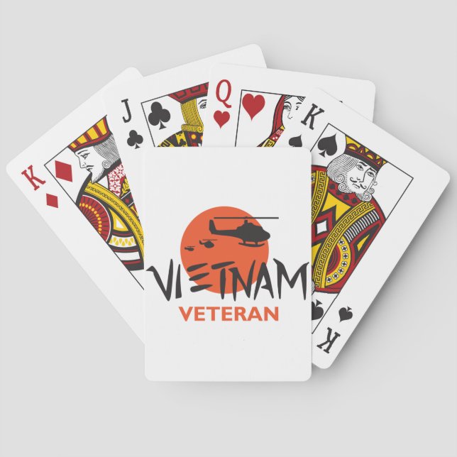 Vietnam Veteran Poker Cards (Back)