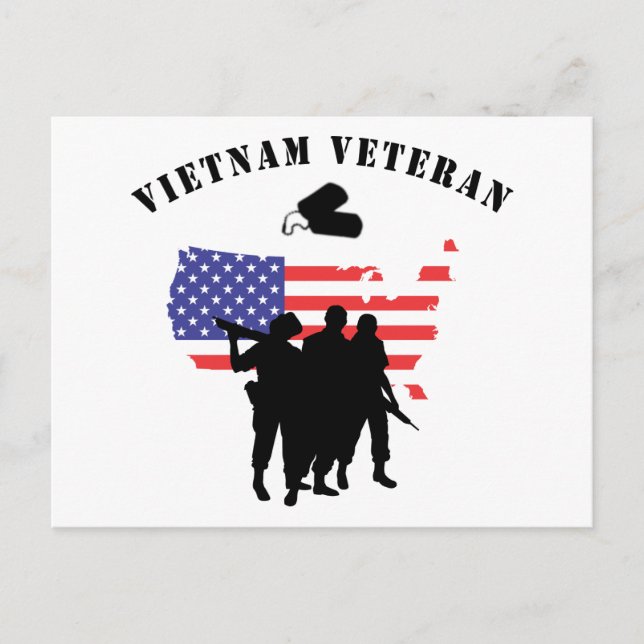 Vietnam Veteran Postcard (Front)