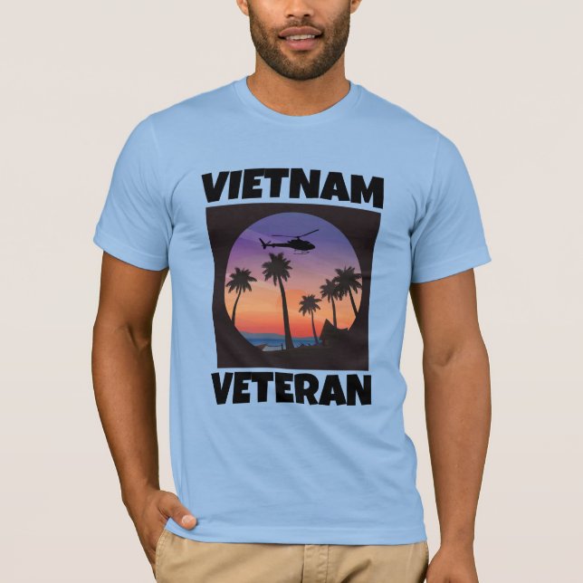VIETNAM VETERAN RETRO T-SHIRTS (Front)
