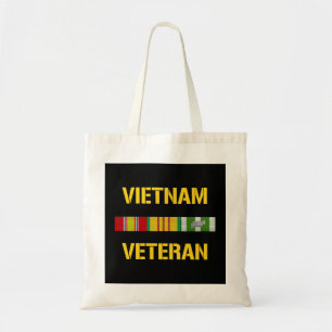 Vietnam Veteran Ribbon Bar Tote Bag
