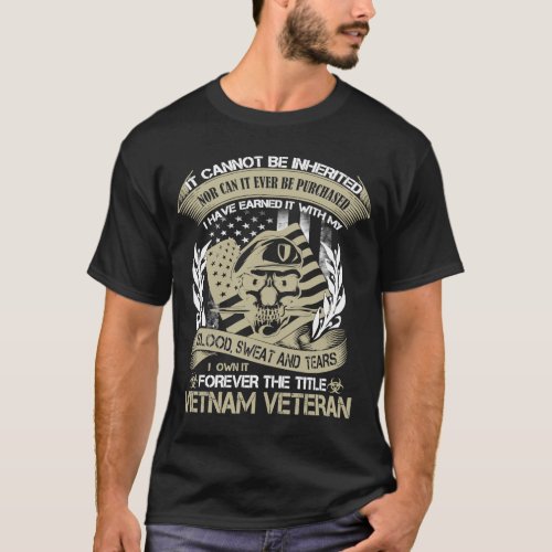 vietnam veteran soldier gift T_Shirt