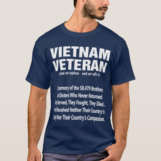 VietNam Veteran T-Shirt (Front)