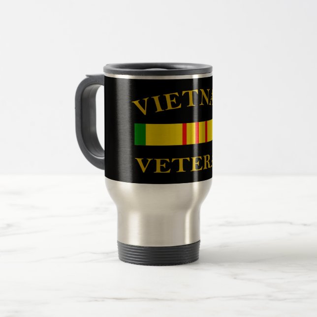 Vietnam Veteran Travel Mug (Front Left)