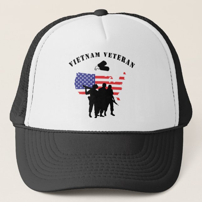Vietnam Veteran Trucker Hat (Front)