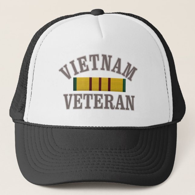 VIETNAM VETERAN Trucker Hat (Front)