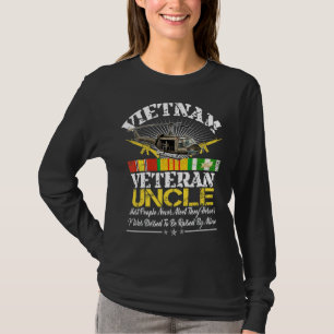 Vietnam Veteran Uncle Raised By My Hero Military T-Shirt