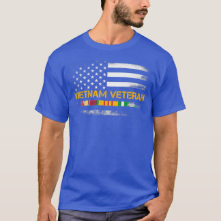 Vietnam Veteran US Flag T Gift Vietnam War Vet T-Shirt