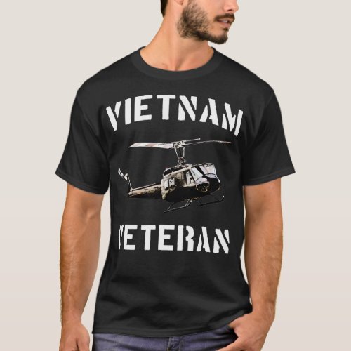 Vietnam Veteran Vietnam Veteran UH_1 Huey by Dirty T_Shirt