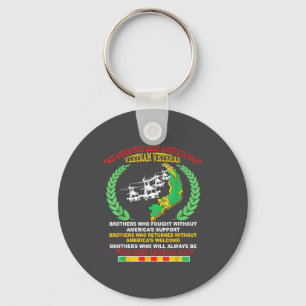 Vietnam Veteran We Were The America Had Map Helico Keychain