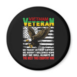 Vietnam Veteran We Will Always Be The Best This Co Magnet