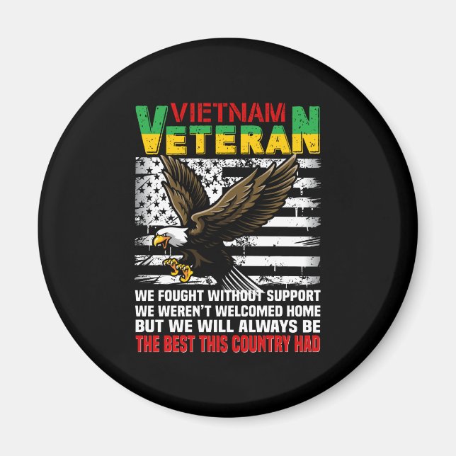 Vietnam Veteran We Will Always Be The Best This Co Magnet (Front)