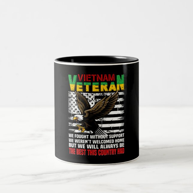 Vietnam Veteran We Will Always Be The Best This Co Two-Tone Coffee Mug (Center)