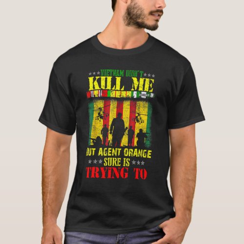 Vietnam Veterans Day Orange Agent Victims T_Shirt