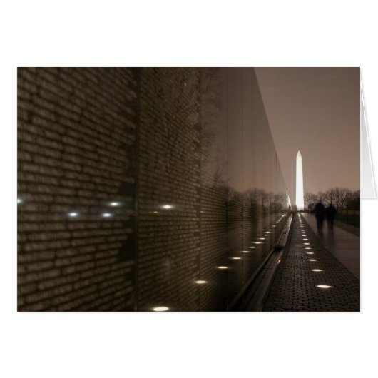 vietnam veterans memorial cards (Front Horizontal)