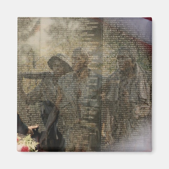 Vietnam Veterans' Memorial Magnet (Front)