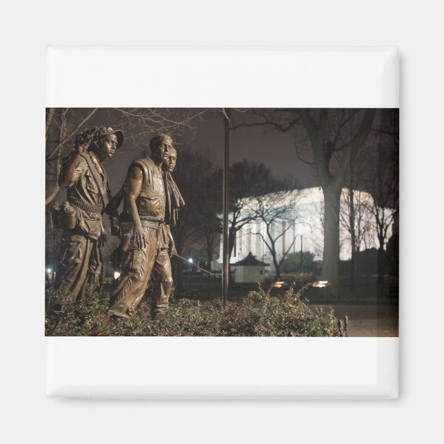 Vietnam Veterans Memorial Magnet (Front)