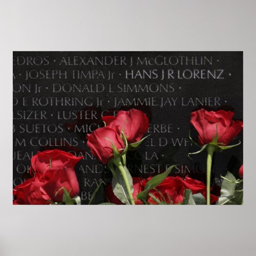 Vietnam Veterans Memorial Poster