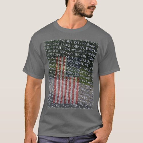 Vietnam Veterans Memorial Wall Washington  T_Shirt