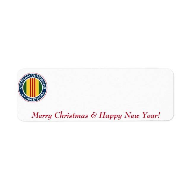 Vietnam Veterans of America Christmas Label #1 (Front)