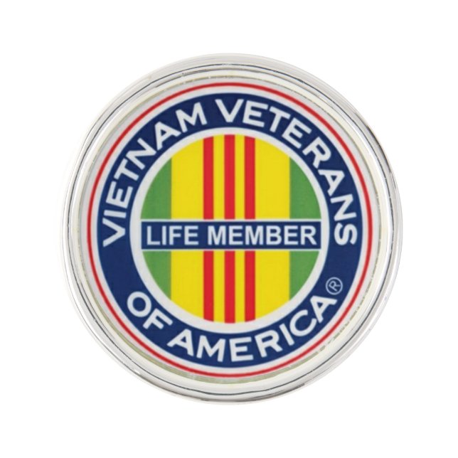 Vietnam Veterans of America Lifetime Lapel Pin (Front)
