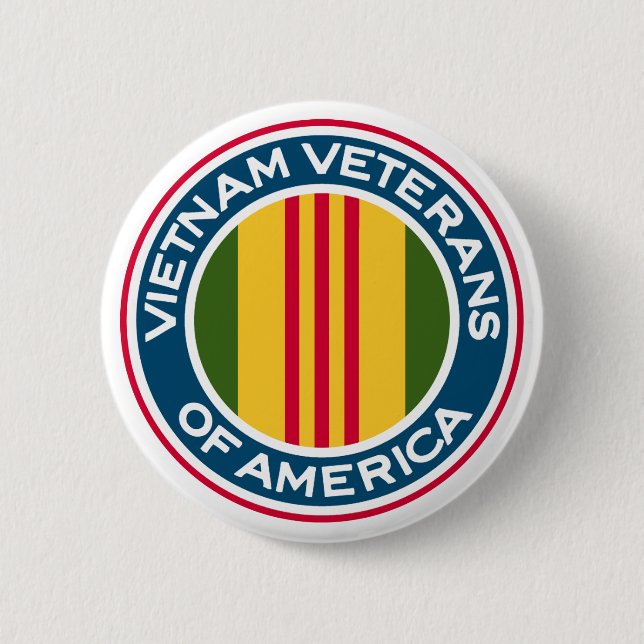 Vietnam Veterans of America Logo Button (Front)