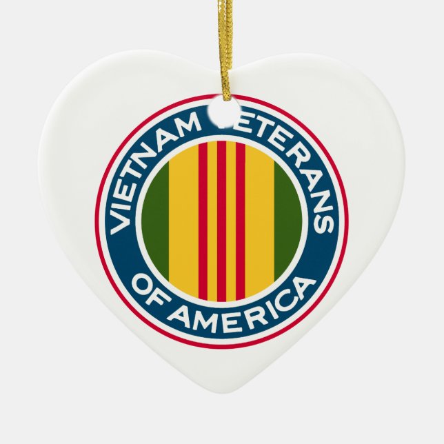 Vietnam Veterans of America Logo Ceramic Ornament (Front)