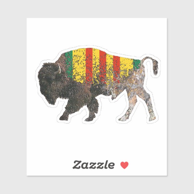 Vietnam Veteran's Sacred Buffalo Sticker (Sheet)