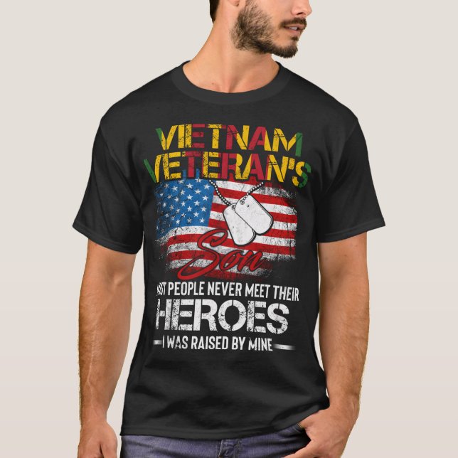 Vietnam Veteran'S Son T Vietnam Vet T-Shirt (Front)