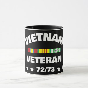 VIETNAM VETERANS TOUR OF DUTY 72-73 COFFEE MUG