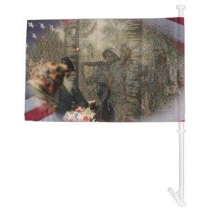 Vietnam Veterans' Tribute Car Flag