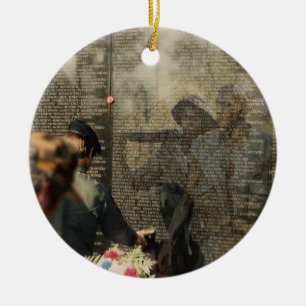 Vietnam Veterans' Tribute Ceramic Ornament