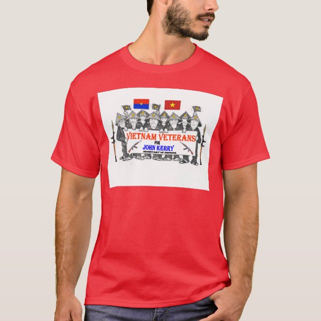 VIETNAM VETS for KERRY T-Shirt (Front)