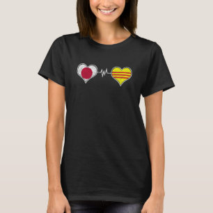 Vietnam Viet Kieu Flag Japanese Japan Proud Mixed T-Shirt