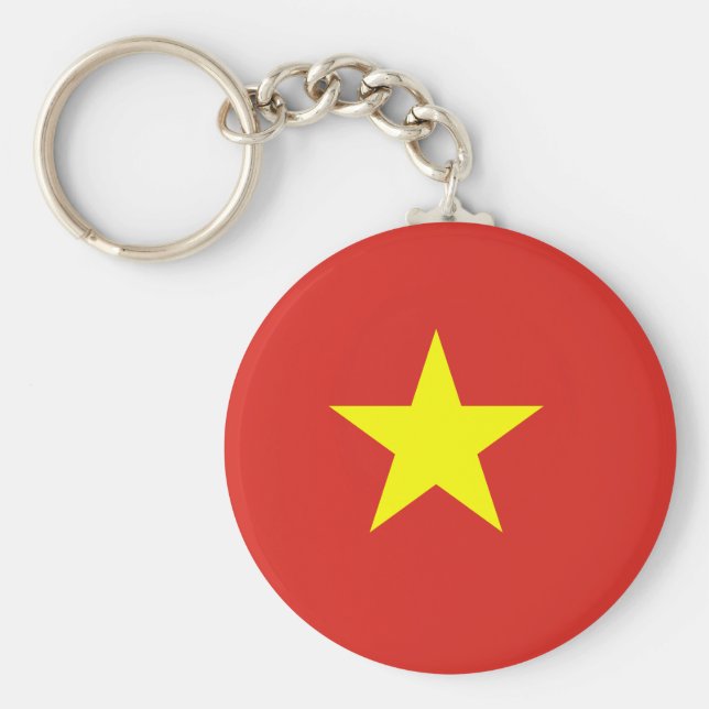 Vietnam (Vietnamese) Flag Keychain (Front)