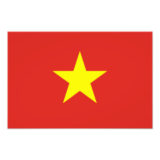 Vietnam – Vietnamese Flag Photo Print