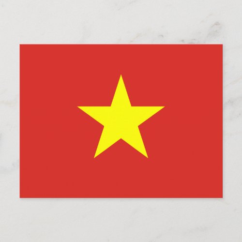 Vietnam â Vietnamese Flag Postcard