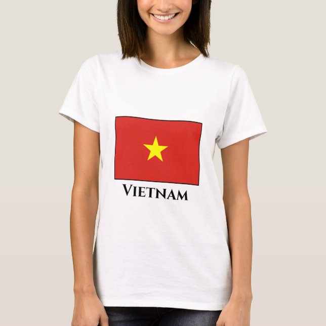 Vietnam (Vietnamese) Flag T-Shirt (Front)