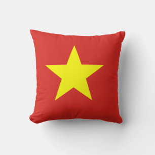 Vietnam (Vietnamese) Flag Throw Pillow
