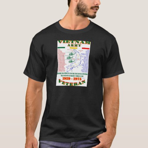 VIETNAM WAR AMERICAN ARMY VETERAN T_Shirt