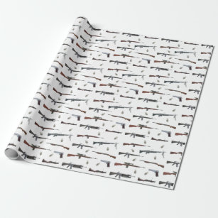 Vietnam War American Weapons Wrapping Paper