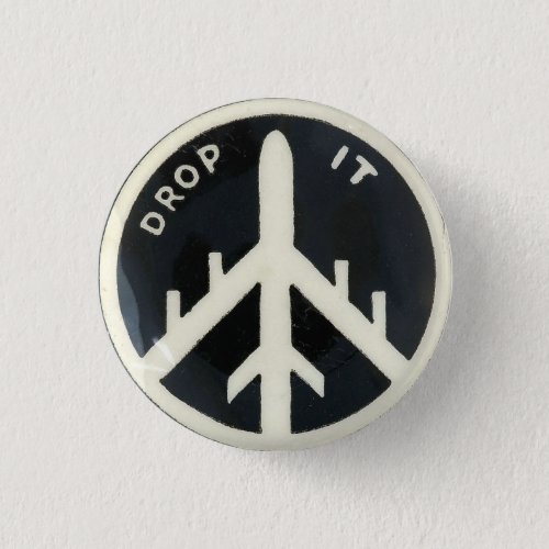 vietnam war badge peace dropb it button