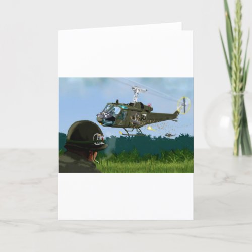 Vietnam War Bell Huey Card